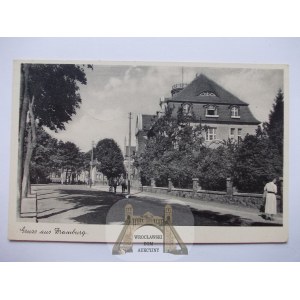 Drawsko, Dramburg, ulica, asi 1930