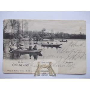 Myślibórz, Soldin, jezioro, mleczarnia w tle, 1903