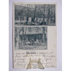 Wierzbówek near Mysliborz, cafe, 1900