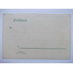 Bobolice, Bublitz, litografie, cca 1900