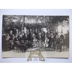 Bobolice, Bublitz, orkiestra, prywatna kartka, 1926