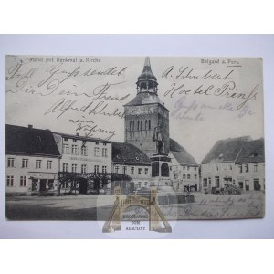 Bialogard, Belgard, Marktplatz, 1910