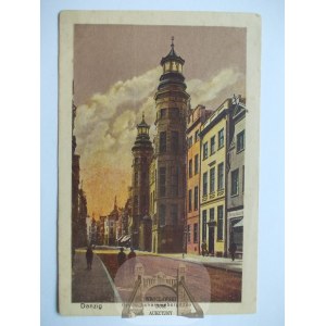 Gdańsk, Danzig, ulica Tkacka, Zbrojownia, ok. 1920