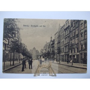 Gdansk, Danzig, Seroka Street, 1923