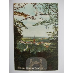 Gdaňsk, Wrzeszcz, panorama, 1911