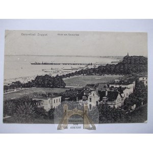 Sopot, Zoppot, Panorama, Villen, 1909