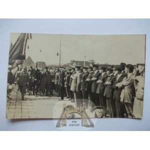 Sopot, Zoppot, visit of Paul Hindenburg, circa 1930.