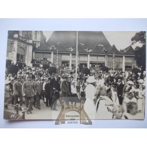 Sopot, Zoppot, návšteva Paula Hindenburga, asi 1930