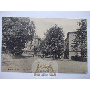 Chojnice, Konitz, street, Schutzenstrasse, 1913