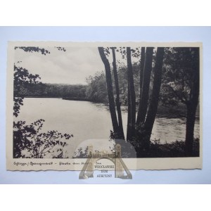 Człopa u Człuchowa, jezero, asi 1940