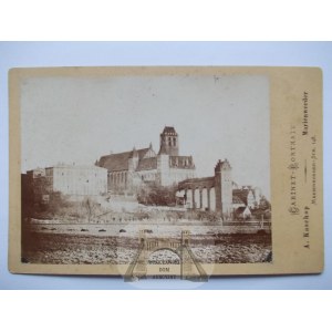 Kwidzyn, zamek zdjęcie gabinetowe XIX w.