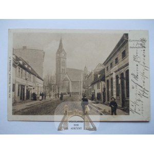 Miastko, Rummelsburg, ulica Dworcowa, 1906
