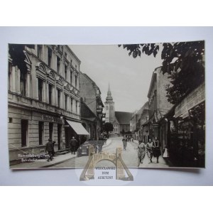 Miastko, Rummelsburg, ulica Dworcowa, ok. 1935