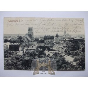 Lębork. Lauenburg, panoráma, 1914