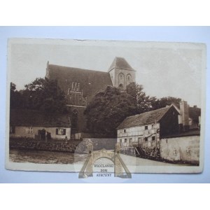 Puck, katolický kostel, asi 1930