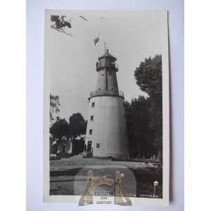 Rozewie, lighthouse, circa 1930.