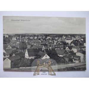 Ustka, Stolpmunde, panoráma, asi 1920