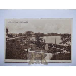 Los, Lyck, jazero, asi 1920