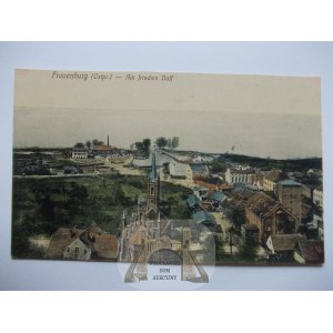 Frombork, Frauenburg, panoráma, asi 1910