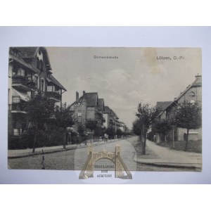 Giżycko, Lotzen, ulica Bismarcka, 1915