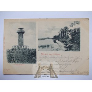 Giżycko, Lotzen, wieża widokowa, 1899