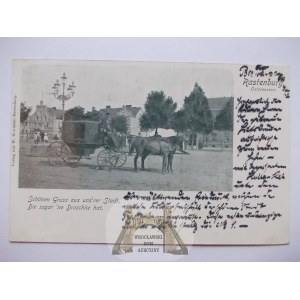 Kętrzyn, Rastenburg, kočiar, 1901