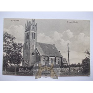 Korsze u Kętrzyna, evangelický kostel, asi 1914