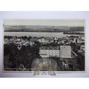 Mrągowo, Sensburg, panorama, 1938