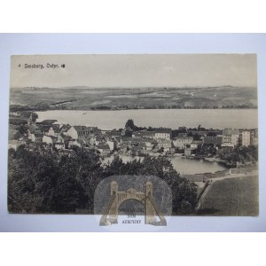Mrągowo, Sensburg, panorama, 1925