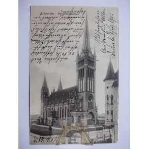 Olsztyn, Allenstein, kostel Srdce Ježíšova, 1912
