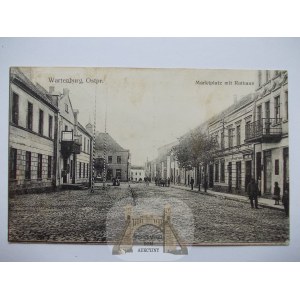 Barczewo, Wartenburg bei Olsztyn, Marktplatz, 1916