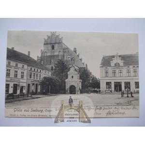Jeziorany k. Olsztyn, Rynek, 1906