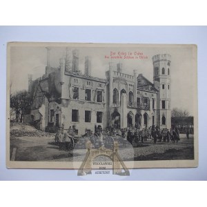 Ublik u Orzyše, palác, zřícenina, 1915