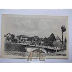 Pelnik pri Ostróde, most, okolo roku 1920