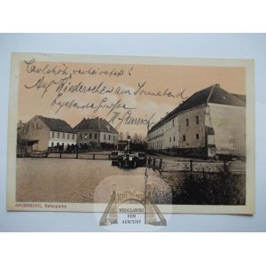 Węgorzewo, Angerburg, port, zamek, 1914