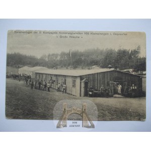 Stręgielek, Kleinstrengeln, baraki, łaźnia, 1915