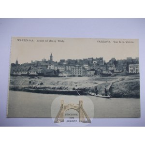 Warsaw, Vistula River, coast, ca. 1900
