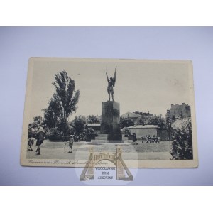 Warszawa, pomnik Dąbrowczaków, ok. 1935