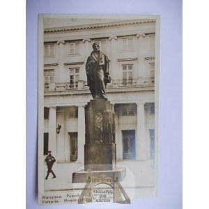 Warsaw, monument to W. Boguslawski, circa 1930.