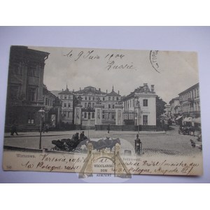 Varšava, Bruhlov palác, 1904