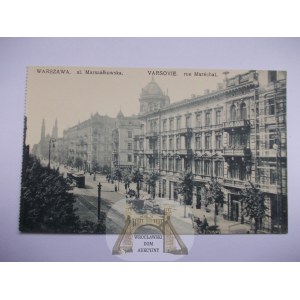Warszawa, ulica Marszałkowska, ok. 1910