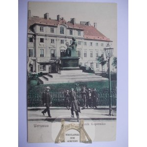 Varšava, Koperníkův pomník, kolem roku 1900