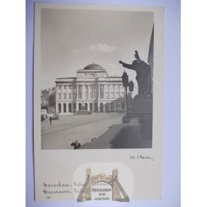 Varšava, nakladatelství Gazda, Staszicův palác, cca 1940