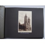 Plock - postcard album, carved cover, Catholic Action of Plock Diocese, 20 postcards, 1938