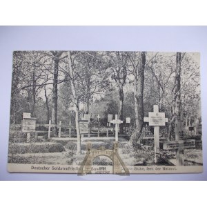 Suwałki, německý hřbitov, asi 1915