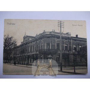 Piotrków, budova pošty, cca 1910