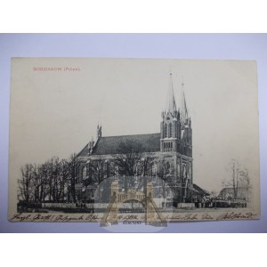 Godzianów u Skierniewic, kostel, kolem roku 1915