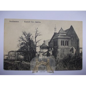 Sandomierz, kościół św. Jakuba, ok. 1910