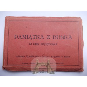 Busko Zdrój, Carnet mit 12 Ansichtskarten, um 1930