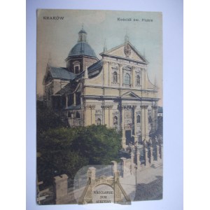 Krakov, kostel svatého Petra, asi 1910